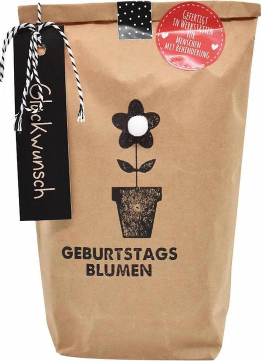 Wunderle Wundertüte "Geburtstagsblumen" 14x22 cm (1x)