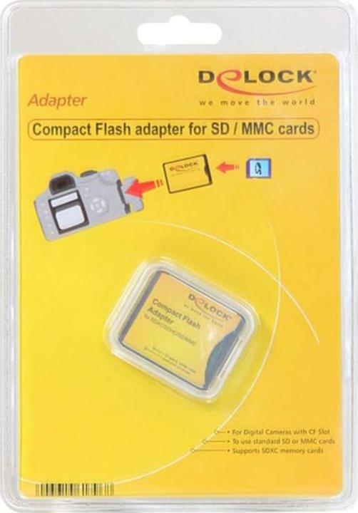 Productafbeelding Delock Adapter SD - CF II
