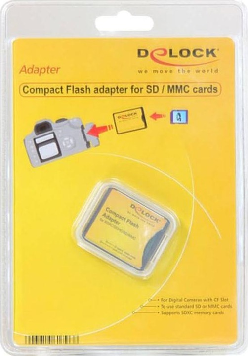 Produktbild Delock Adapter SD - CF II