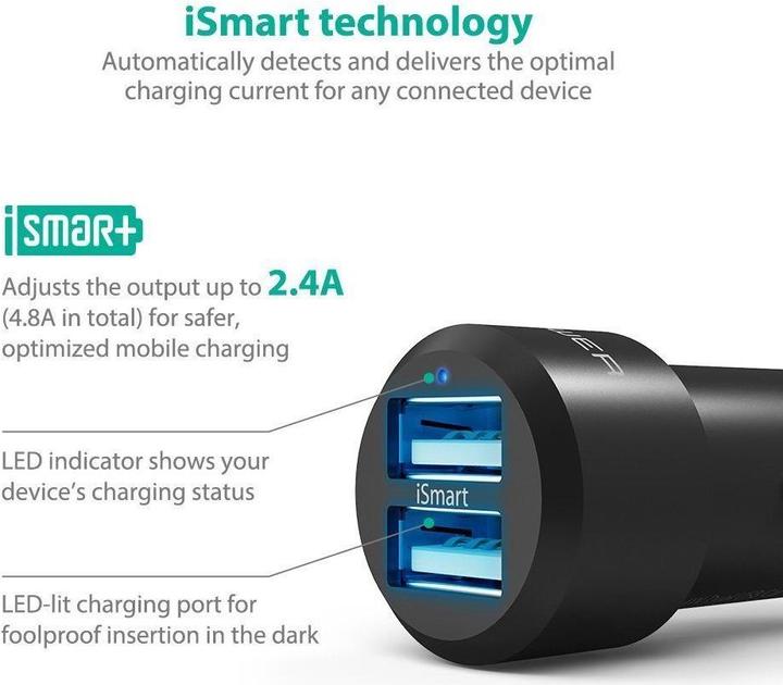 Image du produit RAVPower RP-VC006 Chargeur de voiture
