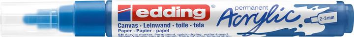 Produktbild Edding Acrylmarker 5100 Medium (Enzianblau, 3 mm, 1 x)