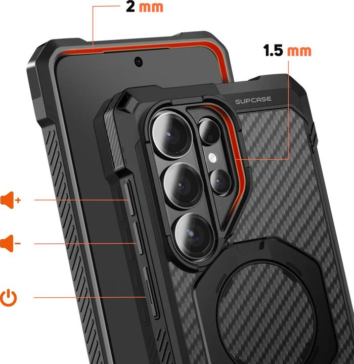 Actual product image Supcase Ub Grip Mag Magsafe Galaxy S26 Ultra Aramid (Samsung Galaxy S26 Ultra)