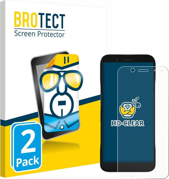 Produktbild BROTECT Schutzfolie für Datalogic Memor 17 HC Displayschutz Displayschutzfolie Folie Klar Transparent