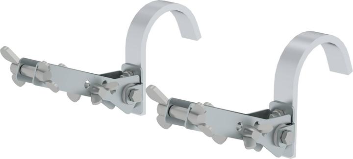 Munk Gancio di sicurezza della testa della scala Ø 80 mm (Ponteggio, 26.10 cm)