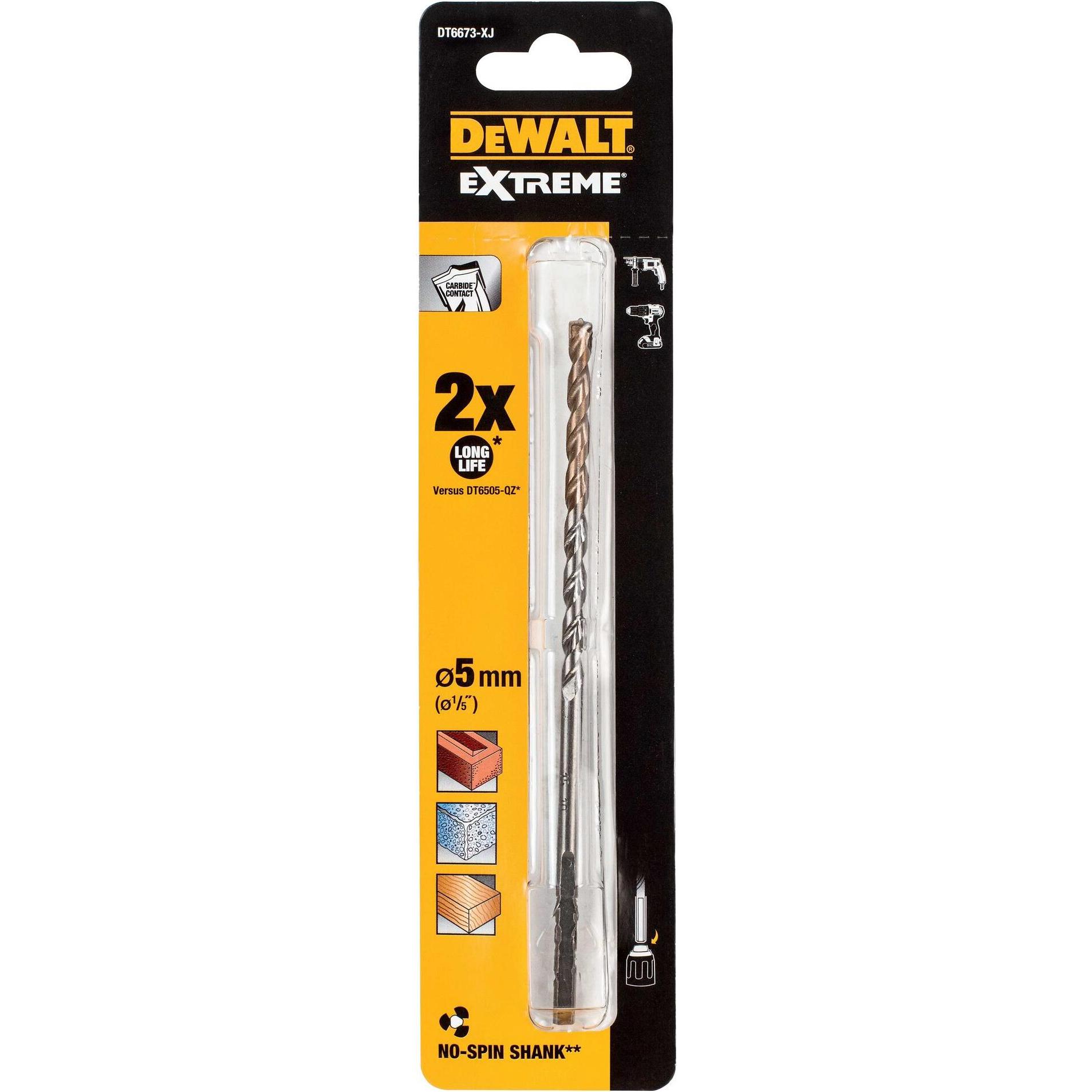 Thumbnail - DeWalt, Bohrereinsatz, Steinbohrer (5 Millimeter)