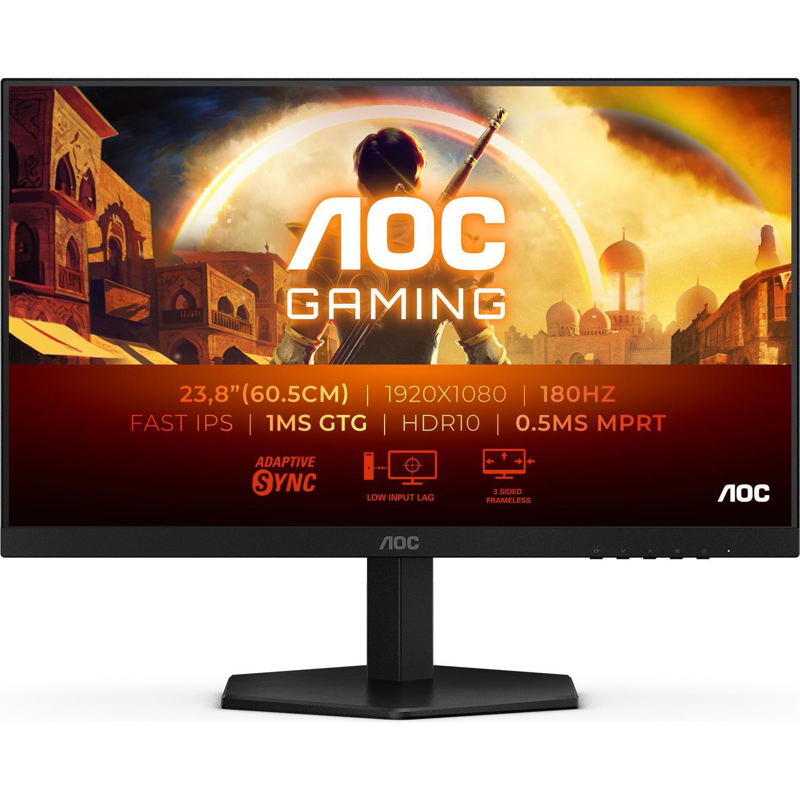 AOC 24G42E (1920 x 1080 Pixel, 24"), Monitor, Schwarz