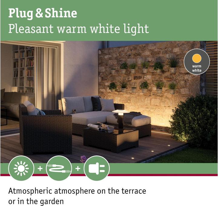 Produktbild Paulmann Outdoor Plug & Shine Wall (875 lm, IP67)