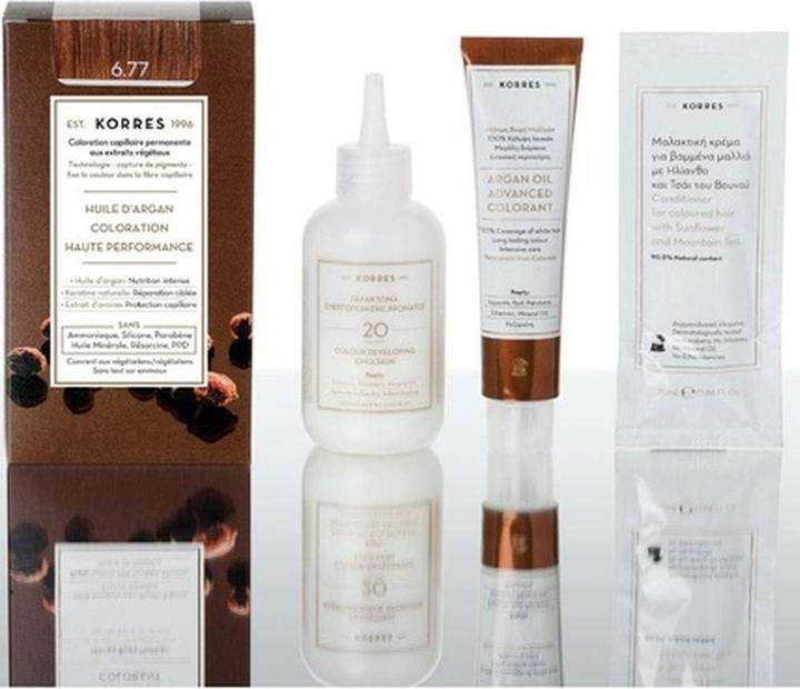 Immagine prodotto Korres Colore per capelli all'olio di argan (No. 6.77 - Gianduja)