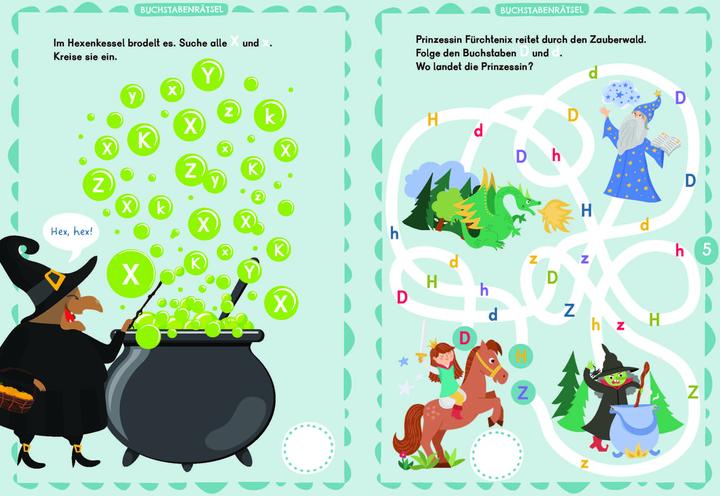 Actual product image Leserätsel für mutige Kinder - Magischer Zauberwald - ab 7 Jahren (German, Janine corner, Ulrike Rogler, 2024)