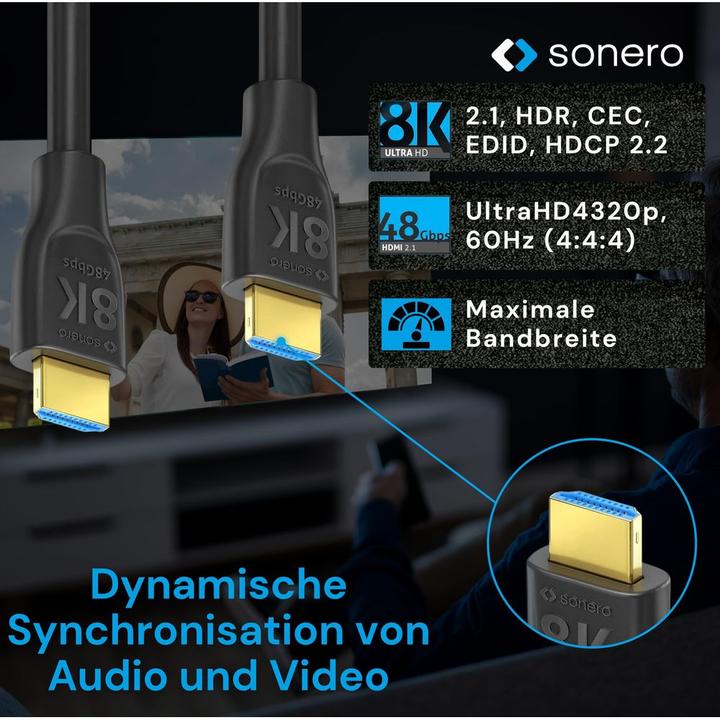 Produktbild Sonero HDMI Typ A – HDMI Typ A (1 m)