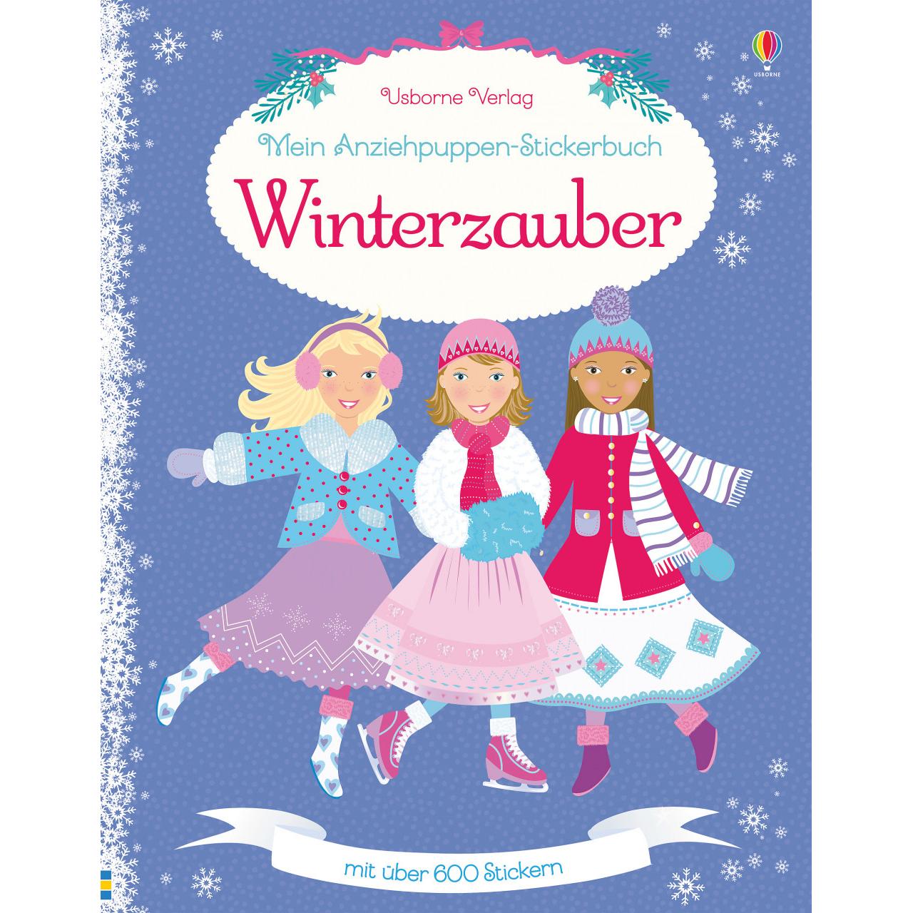 Usborne Publishing, Sticker, Mein Anziehpuppen-Stickerbuch: Winterzauber