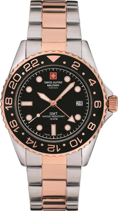 Immagine prodotto Swiss Alpine Military Collezione MASTER DIVER GMT - Orologio svizzero al quarzo (Fatto in Svizzera, 42 mm)
