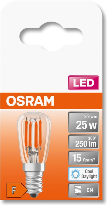 Actual product image Osram Star Special T26 (E14, 2.80 W, 250 lm, 1 x, F)