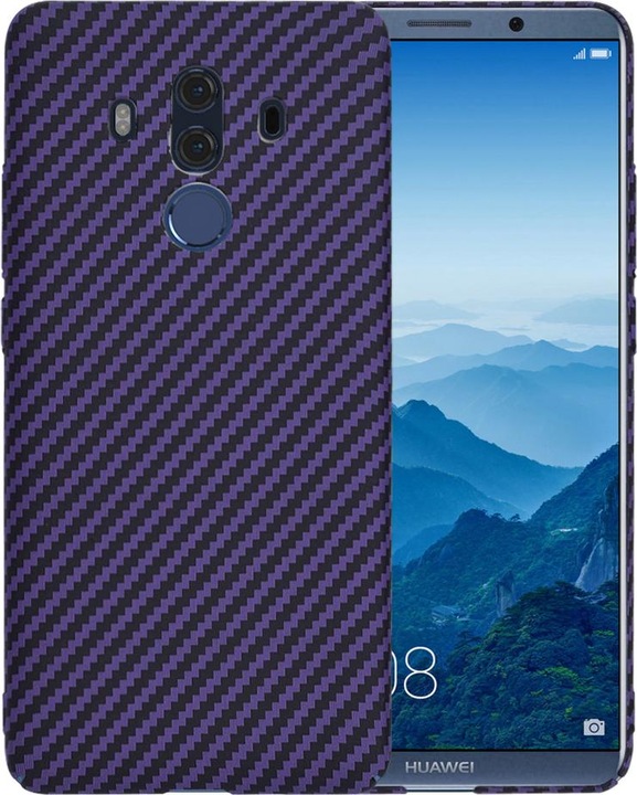 Actual product image Techsuit - Carbonite FiberShell - Huawei Mate 10 Pro - Purple (Mate 10 Pro)