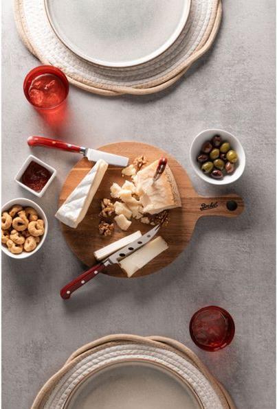 Productafbeelding Berkel Schneidebrett Akazie + 3 Käsemesser