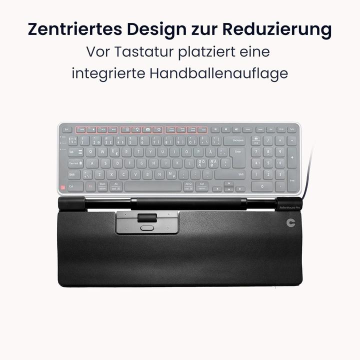 Actual product image Contour RollerMouse Pro wired Regular WR vegan leather retail (Cable)