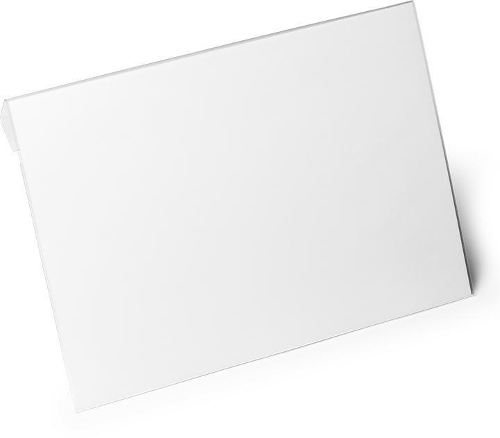 Produktbild Durable Kennzeichnungstasche HARD COVER Falz A4 quer 10Stk