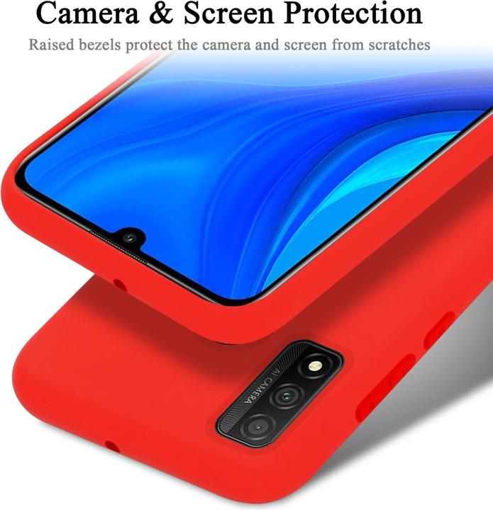 Actual product image Cadorabo TPU Liquid Silicone Case Cover for Huawei P SMART 2020 (Huawei P Smart (2020))