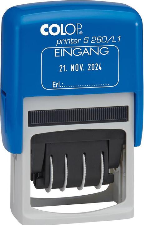 Image du produit Colop Datumstempel mit Text "Eingang" Printer S 260/L1 N selbstfärbend blau, rot blau/rot ohne Logo