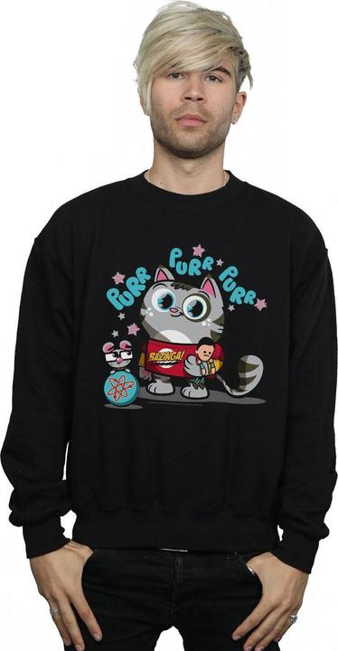 Image du produit Dam Mens Bazinga Kitty Cotton Sweatshirt (5XL)