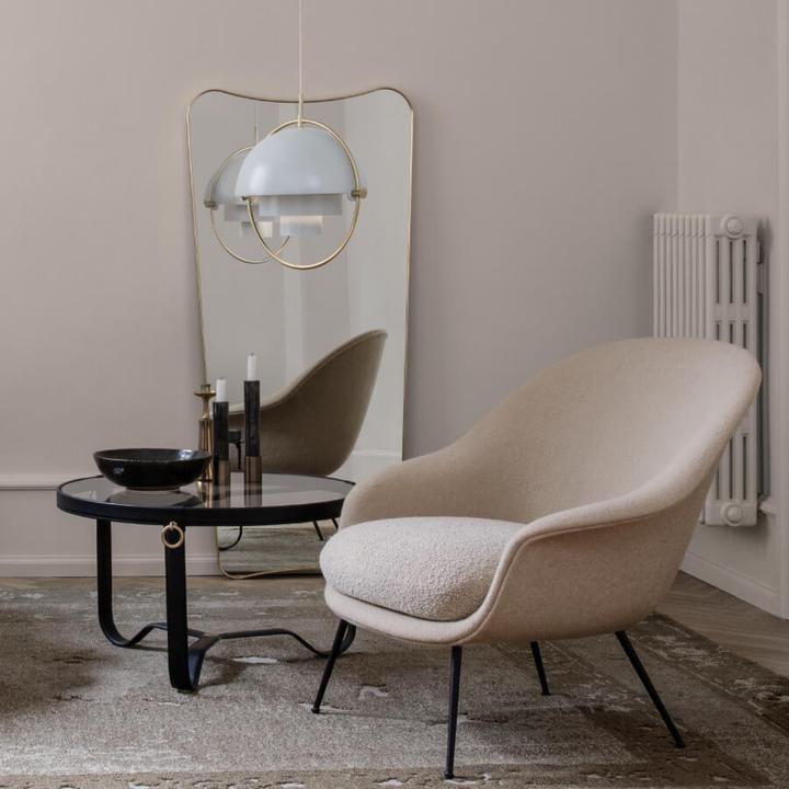 Actual product image Gubi Multi-Lite pendant light Ø36 brass/white (E27, 810 lm)