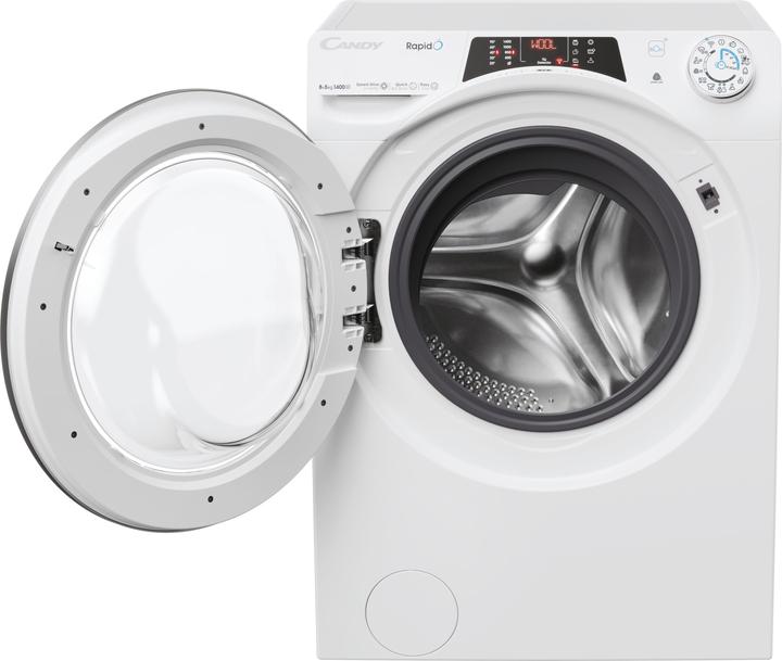 Produktbild Candy Rapidα ROW4854DWMST/1-S Waschtrockner Freie Aufstellung Frontlader Weiss D