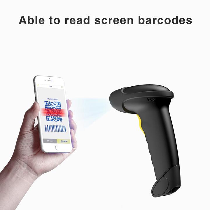 Immagine prodotto Inateck Barcodescanner 50 black (BCST-50 black) (Testo, Codici a barre 1D, Codici a barre 2D, Codice QR)