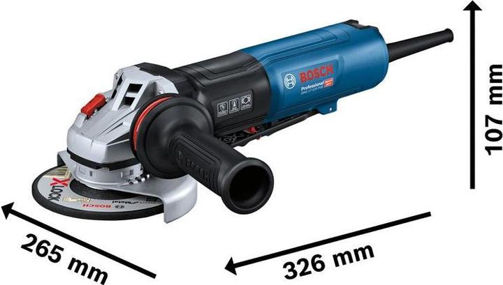 Image du produit Bosch Professional GWS 17-125 PSB 06017D1700 Meuleuse d'angle 125 mm 1700 W 230 (125 mm)