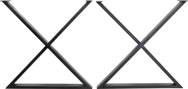 Actual product image Kare Design Frame Tavola Cross Black (2/set)