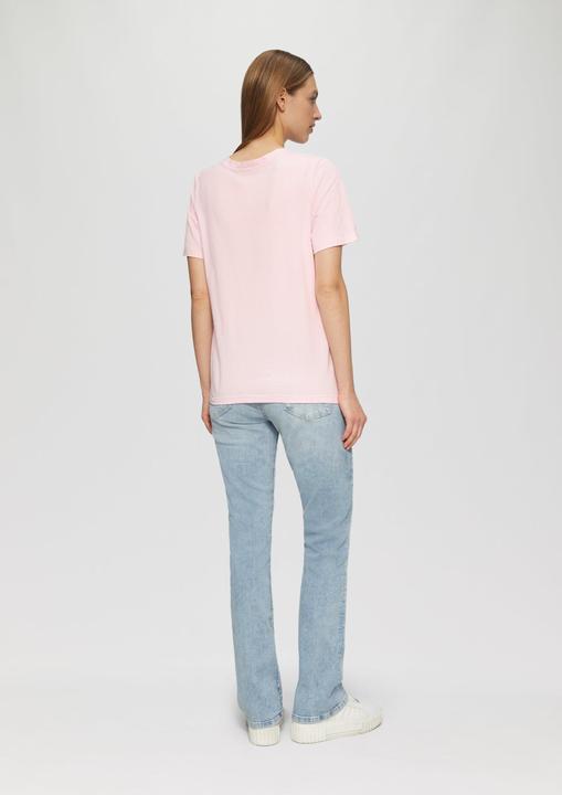 Produktbild S.Oliver T-Shirt T-Shirt im Relaxed Fit mit Herz-Stickerei (42)