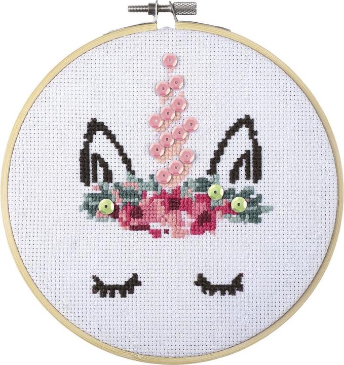 Produktbild Creative Stickset mit Einhornmotiv, 15,5 cm