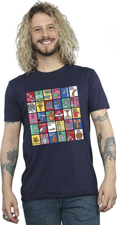 Image du produit Tom & Jerry - T-shirt GRID SQUARES - Homme (5XL)