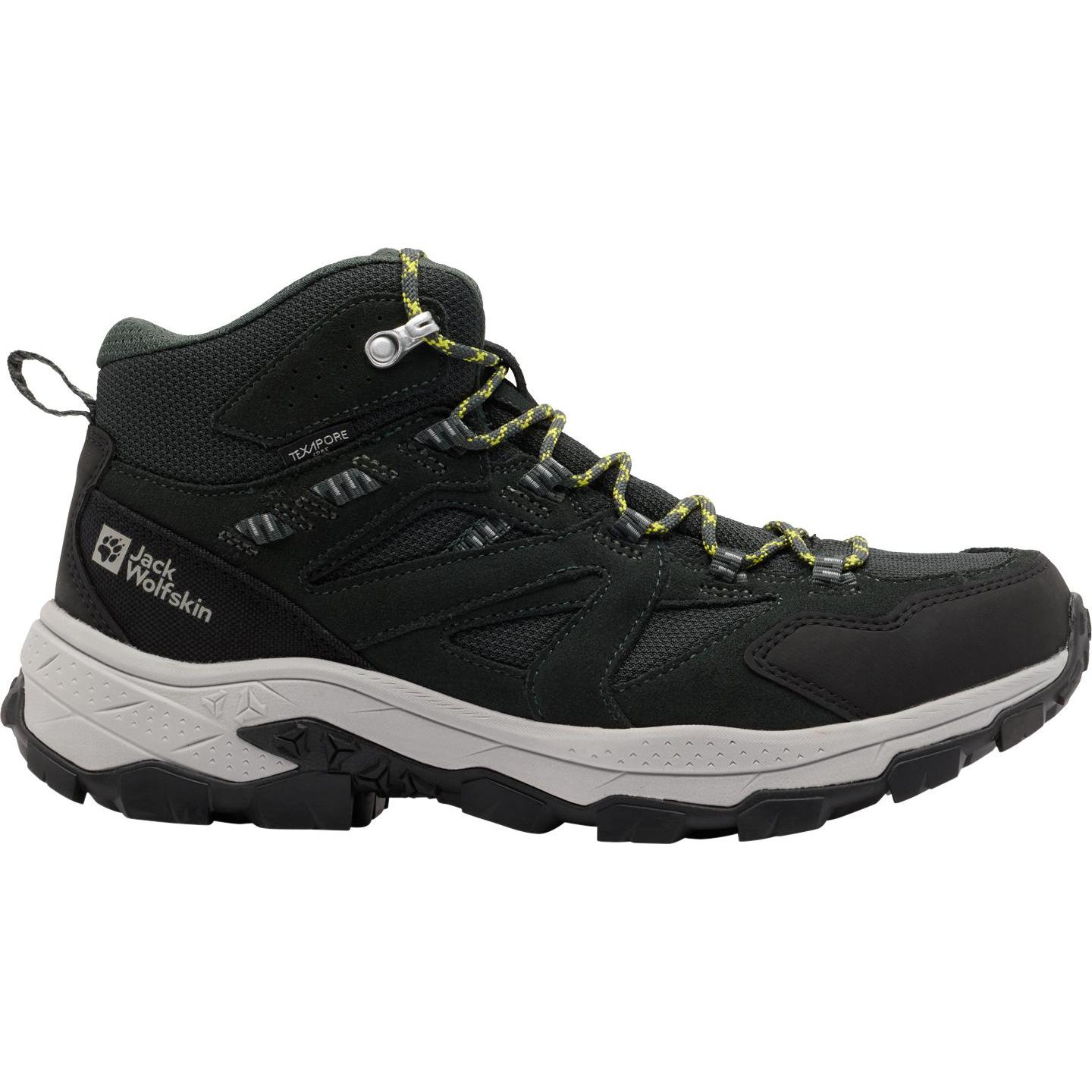 Jack Wolfskin, Herren, Wanderschuhe, Vojo Tour Texapore Mid M (39.5), Schwarz