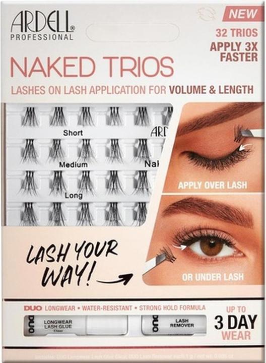 Actual product image Ardell False Lashes - Naked Lashes Trios Kit (Artificial eyelashes)