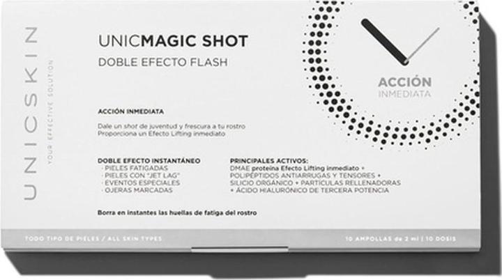 Actual product image Unicskin Unicmagic Shot Pack of 10 Ampoules for Face Care (20 ml)