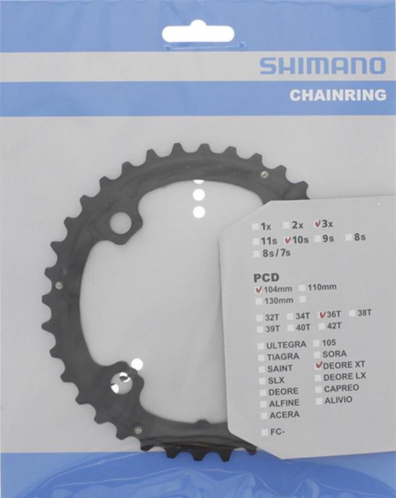 Actual product image Shimano Deore XT FC-T781 (36)
