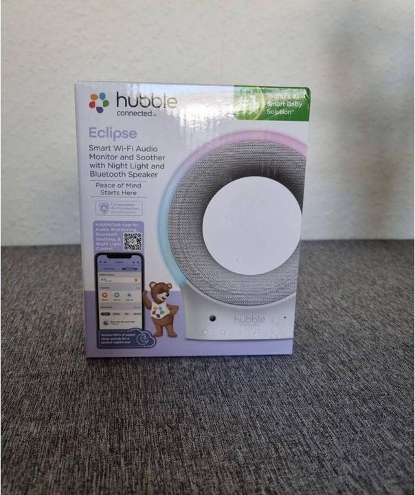 Actual product image Hubble Connected Eclipse Plus Smart Portable Soother (Video & Audio)