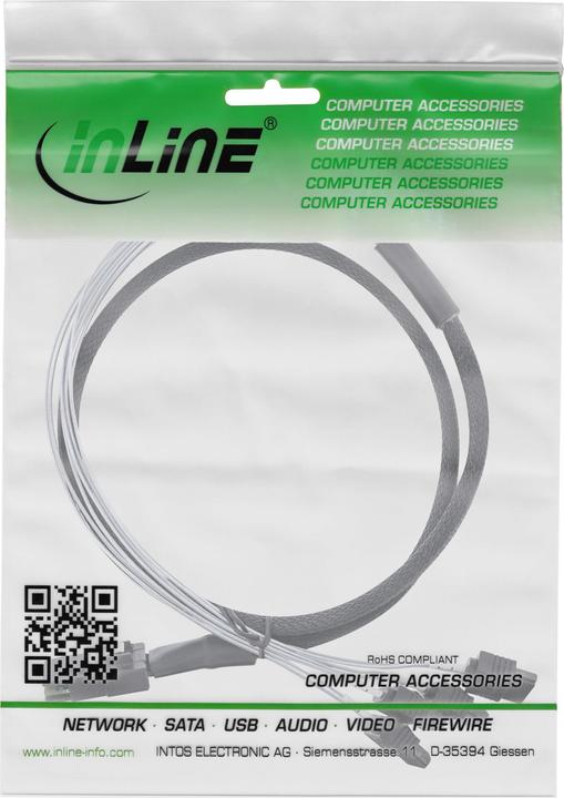 Actual product image InLine SAS cable (OCR), 1x Mini-SAS to 4x SATA