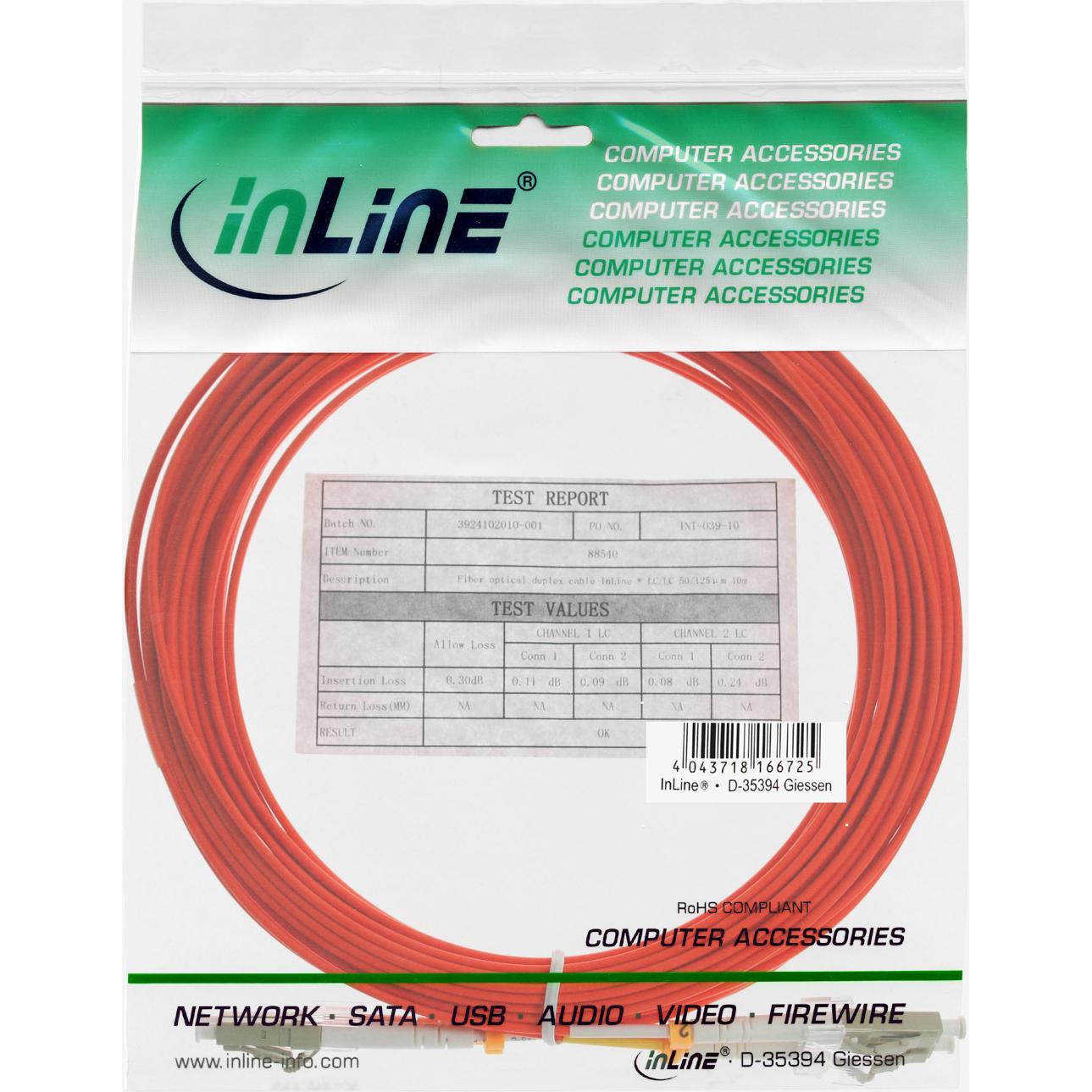 Thumbnail - InLine LWL Duplex Kabel (7 m), Netzwerkkabel