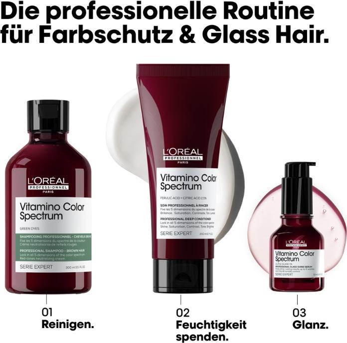 Produktbild L'Oréal Professionnel Vitamino Color Spectrum Green Dyes Neutralizing (300 ml, Flüssiges Shampoo)