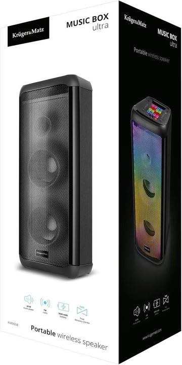 Actual product image Krüger&Matz Music Box Ultra portable wireless speaker (8 h)