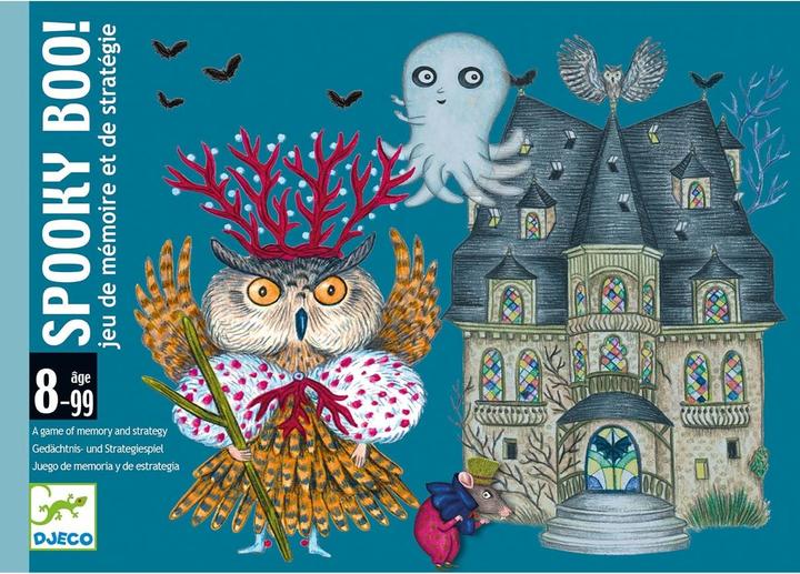 Djeco Jeu de cartes Spooky Boo ! (mult) (Allemand, Anglais, Français, Italien, 2 - 4 Joueur)