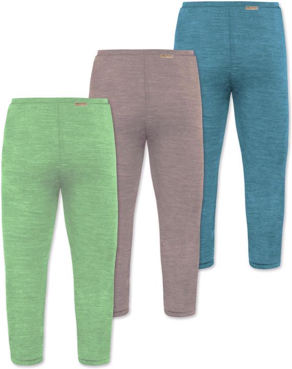 Immagine prodotto Normani Confezione da 3 pantaloni baby merino con piedini - 9543 (56)