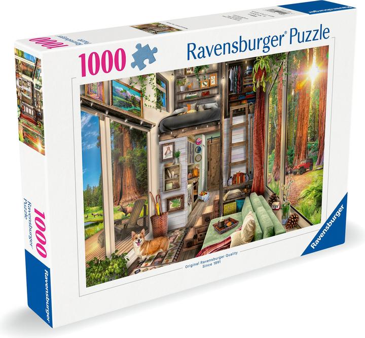 Immagine prodotto Ravensburger Tiny House im Redwood Forest (1000 pezzi)