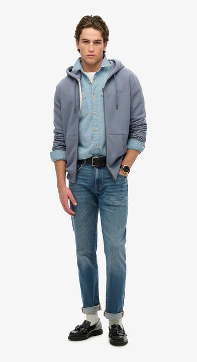 Produktbild Superdry Essential Logo Zip-Hoodie mit angerauter Innenseite (S)