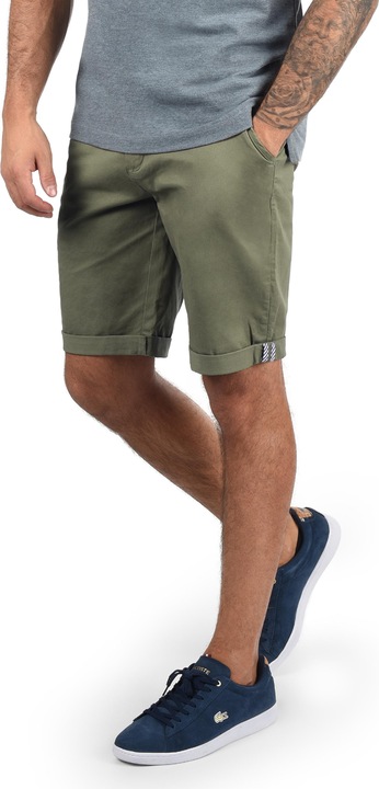 Immagine prodotto Solid Monty Pantaloncini Chino Shorts Panno Corti Da Uomo con cintura elasticizzato Regular- Fit (L)