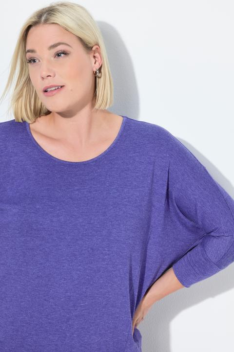 Immagine prodotto Ulla Popken Maglia funzionale dal taglio oversize con scollo a barca e maniche a 3/4 (42, 44)