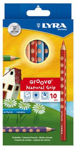 Actual product image Lyra GROOVE coloured pencil (Multicoloured, 10 x)