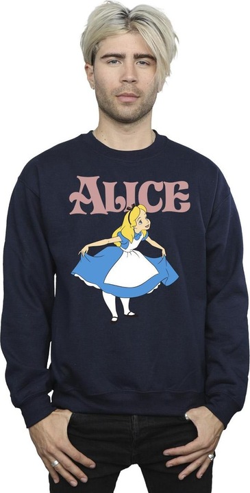Actual product image Disney Mens Alice In Wonderland Take A Bow Sweatshirt (XXL)