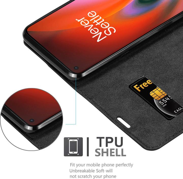 Produktbild Cadorabo Book Invis. Magnet Hülle (OnePlus Nord 2 5G)